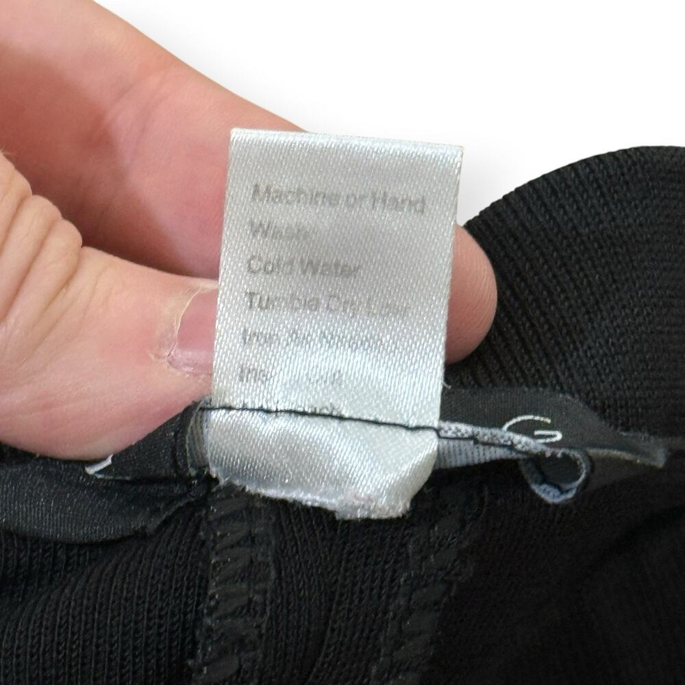 Ming Wang Black Pull On Pants Womens L Office Career Minimalist Quiet Luxury - Picture 4 of 9
